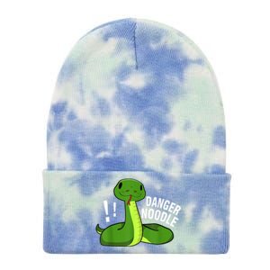 Dangerous Snake Danger Noodle Tie Dye 12in Knit Beanie