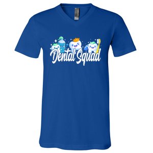 Dental Squad Dental Lab Hygienist Funny Gift V-Neck T-Shirt