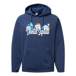 Dental Squad Dental Lab Hygienist Funny Gift Performance Fleece Hoodie