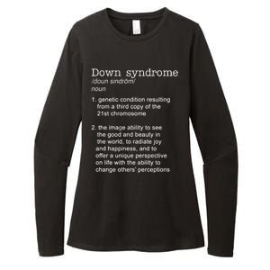 Down Syndrome Definition Womens CVC Long Sleeve Shirt