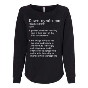 Down Syndrome Definition Womens California Wash Sweatshirt