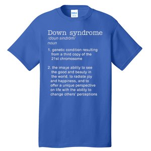 Down Syndrome Definition Tall T-Shirt