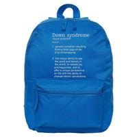 Down Syndrome Definition 16 in Basic Backpack