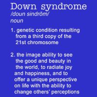 Down Syndrome Definition 16 in Basic Backpack
