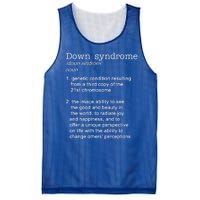 Down Syndrome Definition Mesh Reversible Basketball Jersey Tank