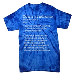 Down Syndrome Definition Tie-Dye T-Shirt