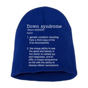 Down Syndrome Definition Short Acrylic Beanie