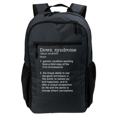 Down Syndrome Definition Daily Commute Backpack