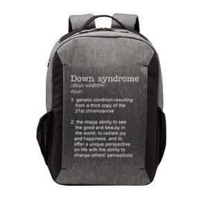 Down Syndrome Definition Vector Backpack