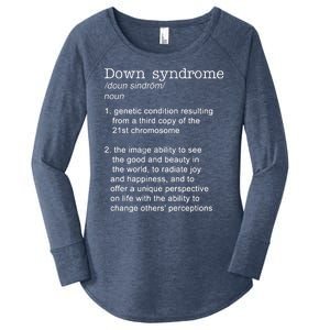 Down Syndrome Definition Women's Perfect Tri Tunic Long Sleeve Shirt