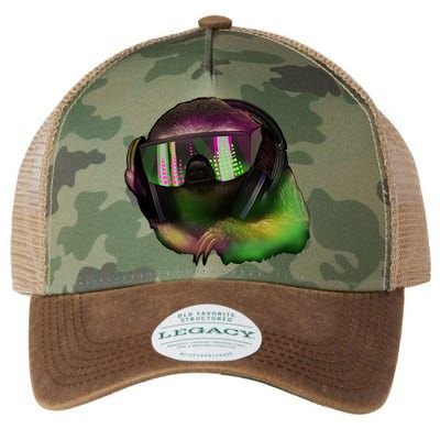 DJ Sloth Legacy Tie Dye Trucker Hat