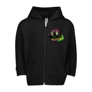 DJ Sloth Toddler Zip Fleece Hoodie