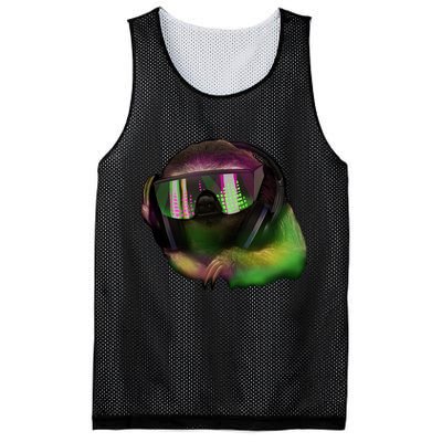 DJ Sloth Mesh Reversible Basketball Jersey Tank