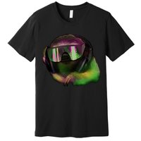DJ Sloth Premium T-Shirt