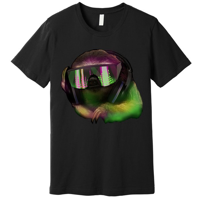 DJ Sloth Premium T-Shirt