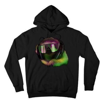 DJ Sloth Tall Hoodie