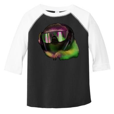 DJ Sloth Toddler Fine Jersey T-Shirt