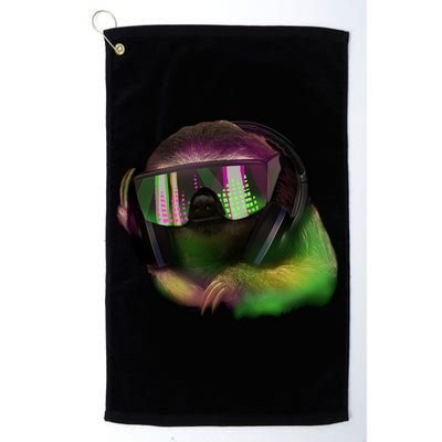 DJ Sloth Golf Towel