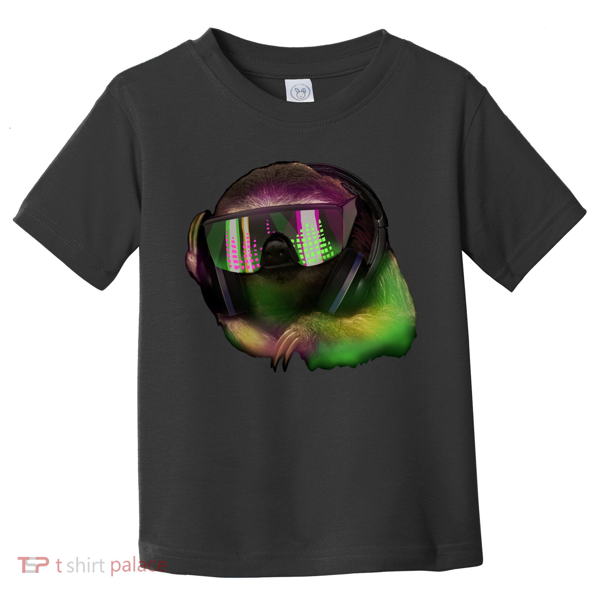 DJ Sloth Toddler T-Shirt