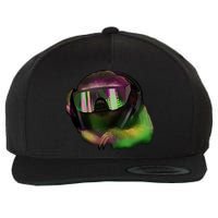 DJ Sloth Wool Snapback Cap