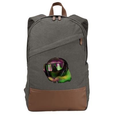 DJ Sloth Cotton Canvas Backpack