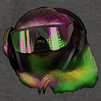 DJ Sloth Vector Backpack