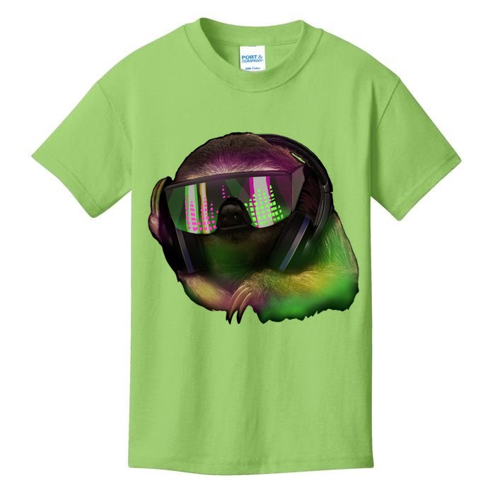 DJ Sloth Kids T-Shirt