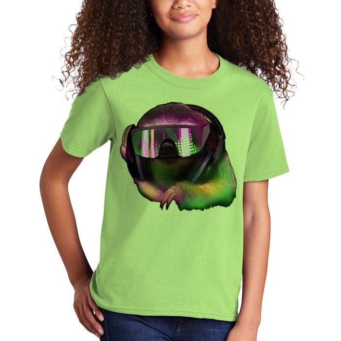 DJ Sloth Kids T-Shirt