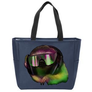 DJ Sloth Zip Tote Bag