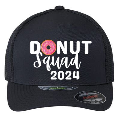 Donut Squad Donut Sprinkle Lover National Donut Day 2024 Great Gift Flexfit Unipanel Trucker Cap