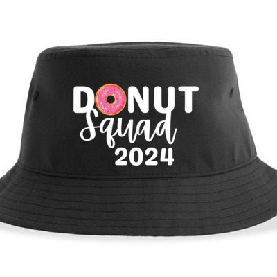 Donut Squad Donut Sprinkle Lover National Donut Day 2024 Great Gift Sustainable Bucket Hat