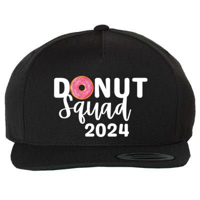 Donut Squad Donut Sprinkle Lover National Donut Day 2024 Great Gift Wool Snapback Cap