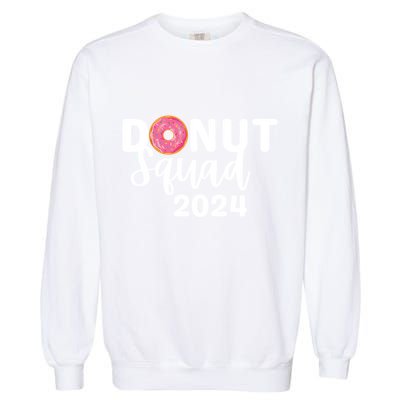 Donut Squad Donut Sprinkle Lover National Donut Day 2024 Great Gift Garment-Dyed Sweatshirt