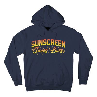 Dermatologist Skin Doctor Sunscreen Saves Lives Tall Hoodie