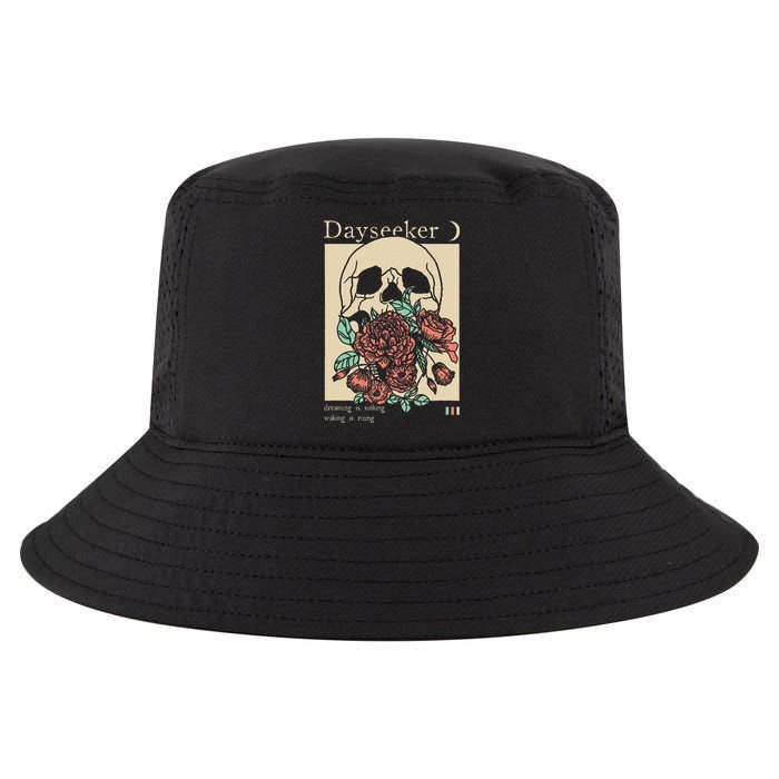Dayseeker Skull Dearming Is Sinking Waking Is Rising Cool Comfort Performance Bucket Hat