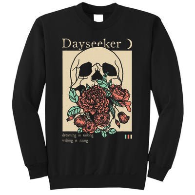 Dayseeker Skull Dearming Is Sinking Waking Is Rising Sweatshirt