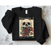 Dayseeker Skull Dearming Is Sinking Waking Is Rising Sweatshirt
