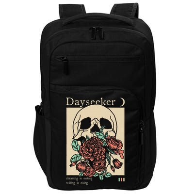 Dayseeker Skull Dearming Is Sinking Waking Is Rising Impact Tech Backpack