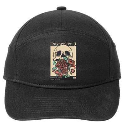 Dayseeker Skull Dearming Is Sinking Waking Is Rising 7-Panel Snapback Hat