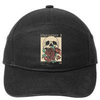 Dayseeker Skull Dearming Is Sinking Waking Is Rising 7-Panel Snapback Hat