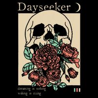 Dayseeker Skull Dearming Is Sinking Waking Is Rising Flat Bill Trucker Hat