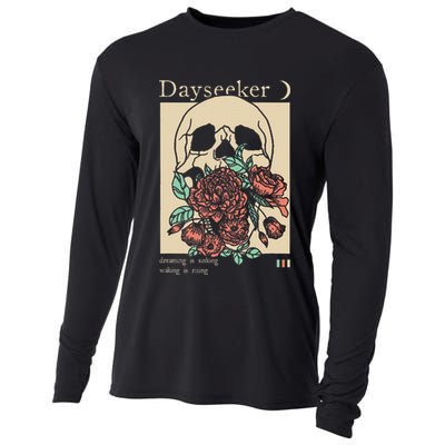 Dayseeker Skull Dearming Is Sinking Waking Is Rising Cooling Performance Long Sleeve Crew