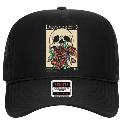 Dayseeker Skull Dearming Is Sinking Waking Is Rising Trucker Hat