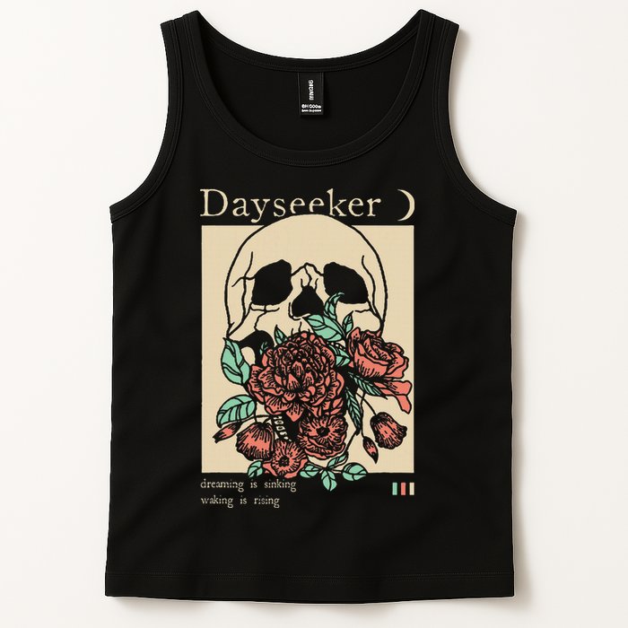 Dayseeker Skull Dearming Is Sinking Waking Is Rising Tank Top