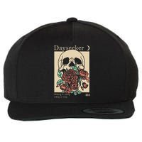 Dayseeker Skull Dearming Is Sinking Waking Is Rising Wool Snapback Cap