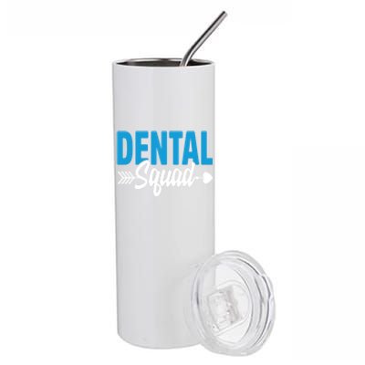 Dental Squad Dentist Dentistry Student Dental Assistant Cute Gift Stainless Steel Tumbler