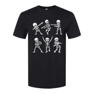 Dancing Skeletons Dance Challenge Girl Kids Halloween Softstyle® CVC T-Shirt