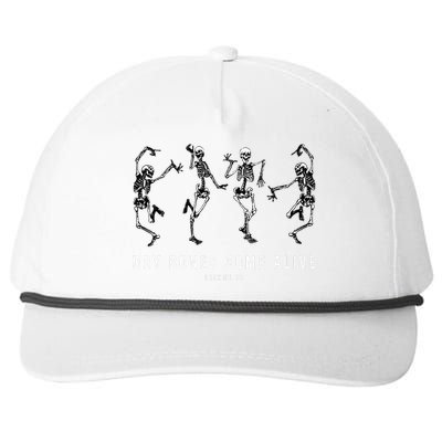 Dancing Skeleton Dry Bones Come Alive Christian Snapback Five-Panel Rope Hat