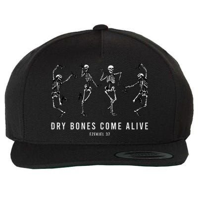 Dancing Skeleton Dry Bones Come Alive Christian Wool Snapback Cap