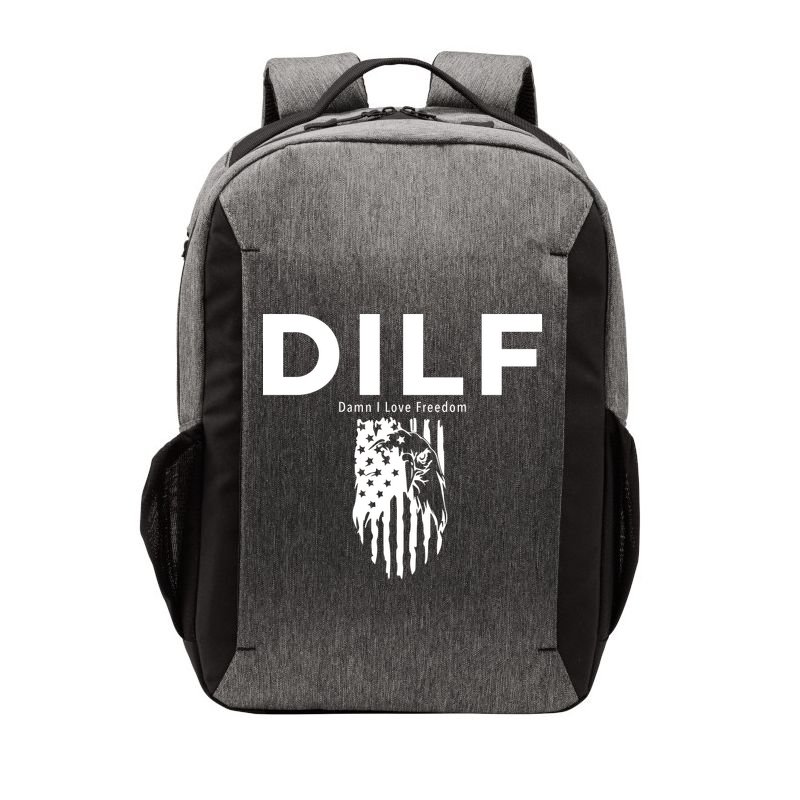 DILF SHIRT (DAMN I LOVE FREEDOM) DAD SHIRT Vector Backpack